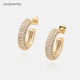 fashion simple goldplated color zircon earringspicture19