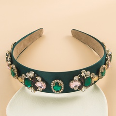Fashion Shiny Crystal Flower Baroque Headband Hair Accessories