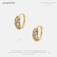 fashion goldplated color zircon earrings wholesalepicture20