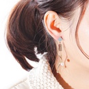 Fashion New Simple Curve Pearl Geometric Shaped Alloy Earrings Eardropspicture7