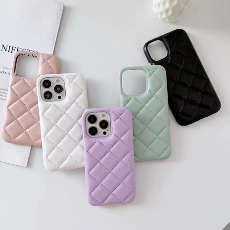 simple fashion Rhombus 13 pro max hard iPhone Case's discount tags
