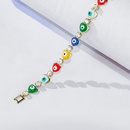 Fashion Classic Style Multicolor DevilS Eye Plastic Copper Inlay Zircon Braceletspicture5