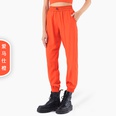 2021 new drawstring sports pants highwaisted lightweight fitness pants loose running trouserspicture52