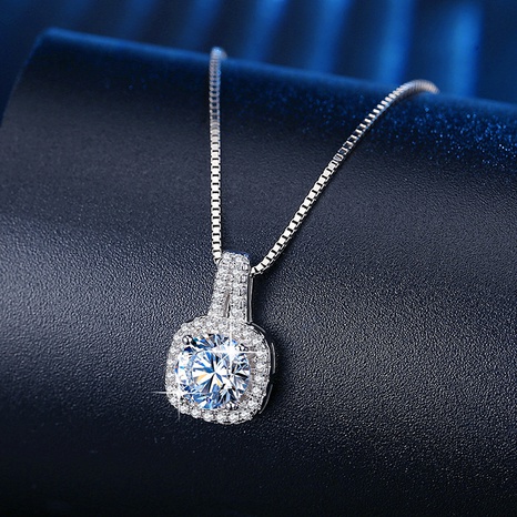 Collar de aleación con incrustaciones de diamantes de imitación elegante de adorno de moda al por mayor's discount tags