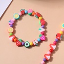 New Handmade Beaded Creative Design Colorful Cute Fruit Resin Necklace Bracelet Setpicture6