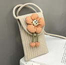 Cute New Woven Flower Womens Bag Crossbody Phone Shoulder Bagpicture7