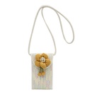 Cute New Woven Flower Womens Bag Crossbody Phone Shoulder Bagpicture8