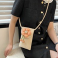 Cute New Woven Flower Womens Bag Crossbody Phone Shoulder Bagpicture13