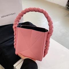 Spring and Summer New Fashion Solid Color Messenger Handbag