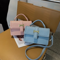 One-Shoulder Portable Woven Small Square Bag Fashion Crossbody Women's Bag Wholesale
