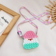 Childrens Silicone Press Small Bag Korean Style Cartoon Shoulder Messenger Bagpicture12