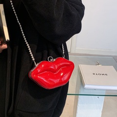 Fashion Pearl Chain Messenger Transparent Gel Bag
