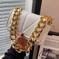 Fashion Acrylic Thick Chain Small Square Shoulder Underarm Bag Women's