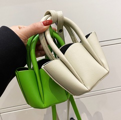 Summer New Women's Solid Color Handbag Messenger Bag