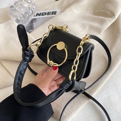 Korean Style Trend Chain Shoulder Bag Portable Crossbody Small Square Bag