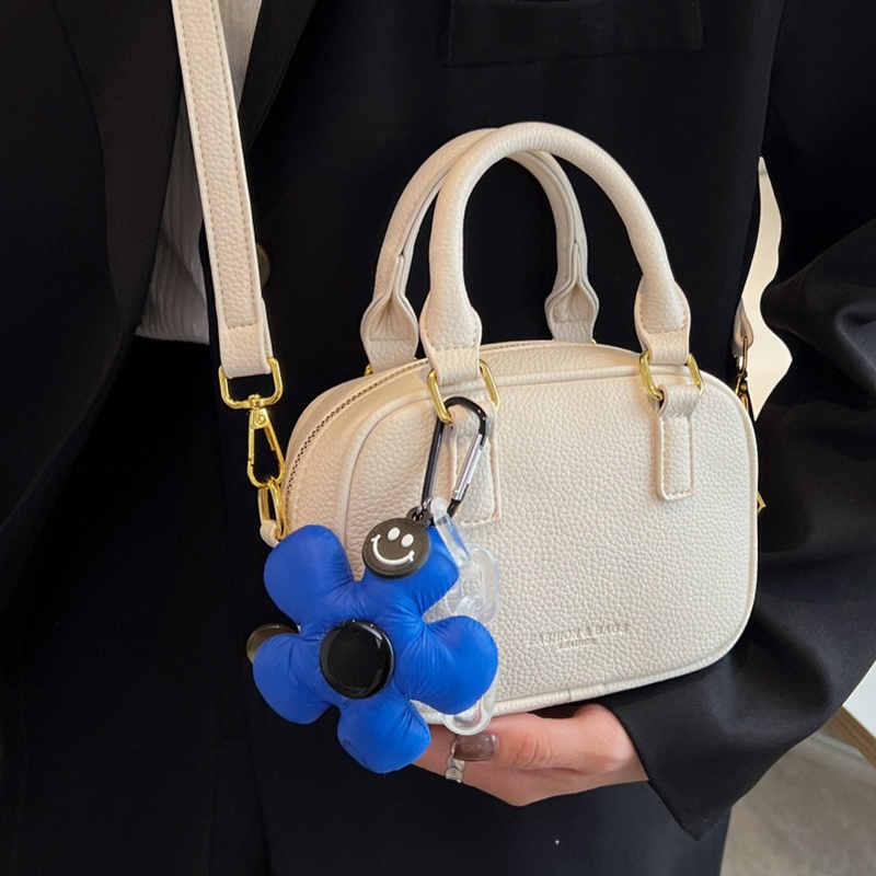 Fashion Flower Pendant Summer New Shoulder Messenger Small Handbag Mobile Phone Bag
