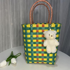 Hand Gift Crafts Vegetable Basket Bag Summer Handmade Woven Bag