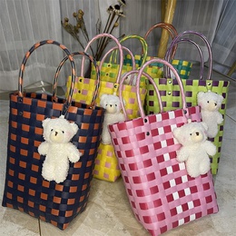 Hand Gift Crafts Vegetable Basket Bag Summer Handmade Woven Bagpicture10