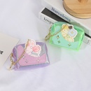 2022 New Cartoon Card Coin Purse Jelly Color Transparent Storage Bag Wallet Wholesalepicture8