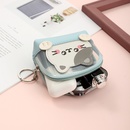 Mode Niedlichen Katze Gelb Ente Tier Laser Transparente Lagerung Tasche Student Mini Brieftaschepicture9