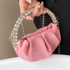 Bolso de mujer portátil de cadena de mensajero de verano con incrustaciones de diamantes de moda al por mayor