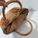 Gourd Grass HandWoven Summer New Basket Straw Handbag Tassel Small Shoulder Bagpicture5