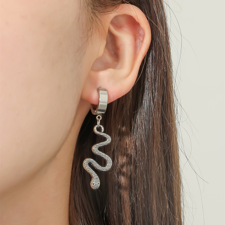 Fashion New Retro Dark Snake-Shaped Alloy Ear Clip's discount tags