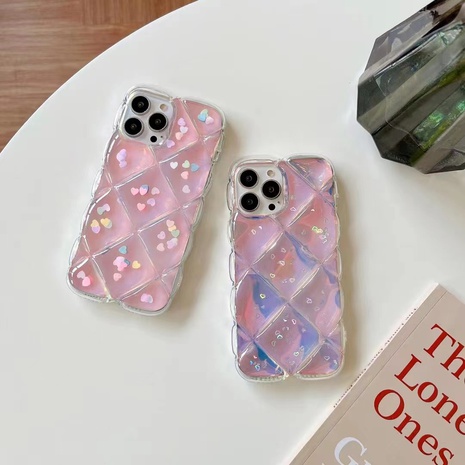 new style Colorful Heart rhombus Iphone 12pro max Phone Case's discount tags