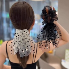 New Fashion Vintage Lace Tassel Hair Band Female Simple Pearl Pendant Head Rope