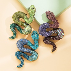 New Diamond Snake Cute Pin Fashionable Corsage Accessories Alloy Brooch
