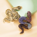 Nouveau Diamant Serpent Mignon Broches  La Mode Corsage Accessoires Broche En Alliagepicture11