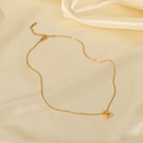 Fashion New 18K Gold Plated Stainless Steel Water Drop Pendant Necklacepicture10