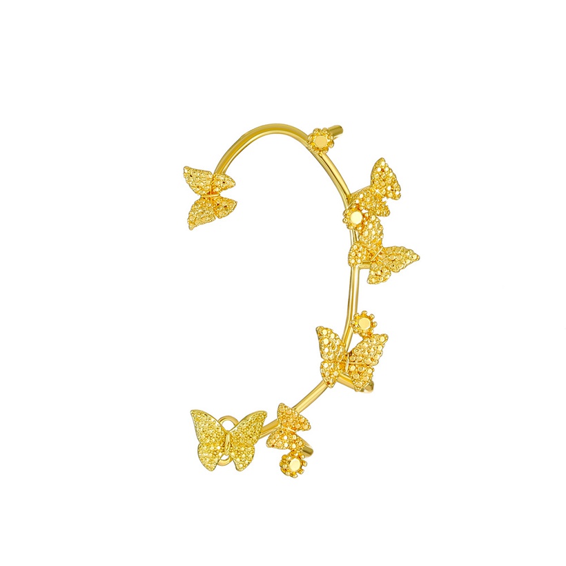Bijoux Fantaisie Boucles Doreilles | Papillon Suspendus Nonpiercing Oreille Clip Femmes De Mode Intgr Complet Diamant Papillon Oreille Clip - TU50005