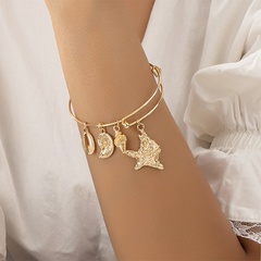 Fashion Style Creative Scallop Starfish Pendant Adjustable Bracelet