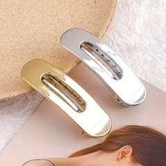 Simple Retro 2022 New Metal Large Duckbill Clip Set Curved Hairpin