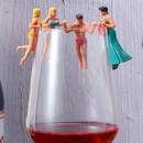 Fashion Nette Puppe Geformte Wein Glas Marker 8Teiliges Setpicture8