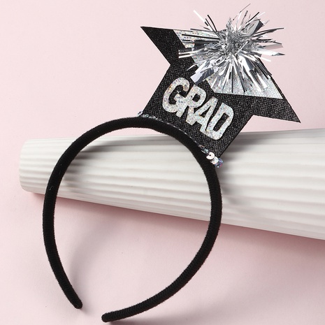 Fashion Mini Trencher Cap Doctorial Hat Tassel Graduation Ceremony Props Headband's discount tags