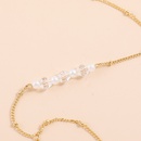 2022 New Fashion Pearl Crystal Beaded Chain Alloy Anklet Foot Ornamentspicture8