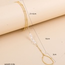 2022 New Fashion Pearl Crystal Beaded Chain Alloy Anklet Foot Ornamentspicture10