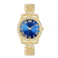 Mode Strass rmische Skala Damen Stahlband Uhr Trend Gypsophila Diamant Quarz legierung Armband Uhr Frauenpicture15