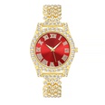 Mode Strass rmische Skala Damen Stahlband Uhr Trend Gypsophila Diamant Quarz legierung Armband Uhr Frauenpicture14