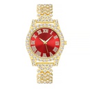 Mode Strass rmische Skala Damen Stahlband Uhr Trend Gypsophila Diamant Quarz legierung Armband Uhr Frauenpicture10