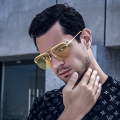 2022 New Fashion Metal Semi-Rim UV Protection Sunglasses Shades Wholesale