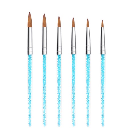 15-Juego de pinceles de pintura de manicura de bolígrafo de silicona de bolígrafo de cristal UV's discount tags