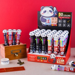 Mode Kreative Niedlichen Cartoon Panda Schreibwaren Großhandel Multi-Farbe Stift
