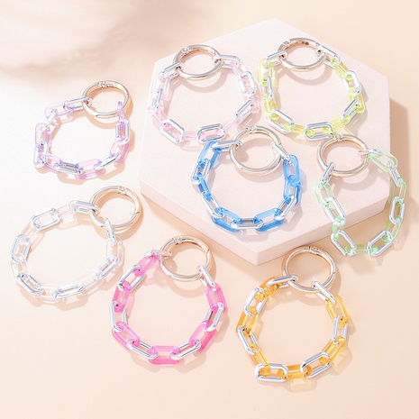 Unisex Fashion Simple Style Geometric Resin Ferroalloy Bracelets Plating's discount tags