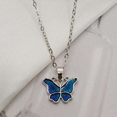 Women'S Vintage Style Fashion Butterfly Alloy Necklace Plating No Inlaid Necklaces