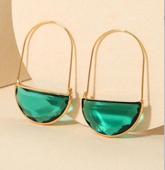 Fashion Artificial Crystal Copper Bag Earrings Daily Drop Earrings 1 Set