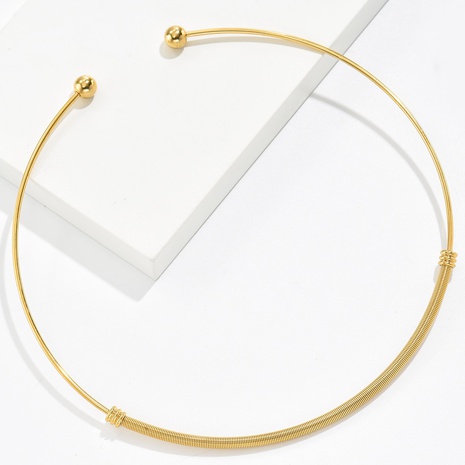 Unisex Einfacher Stil Geometrisch Legierung Halsband Überzug Edelstahl Halsketten's discount tags