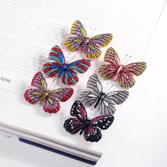 Chaussures d'insecte de boucle de chaussure d'ornement de talons hauts de papillon colorisés décoratifs